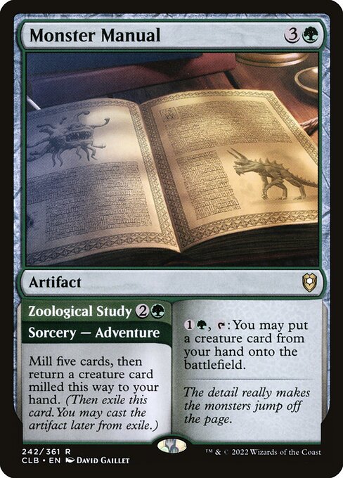 Monster Manual // Zoological Study (242)