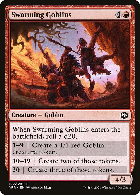 Swarming Goblins (162) - Foil