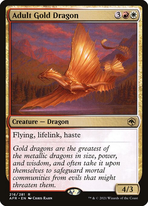 Adult Gold Dragon (216)