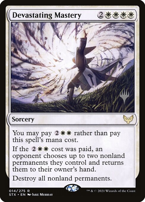 Devastating Mastery (14p) - Planeswalker Promo