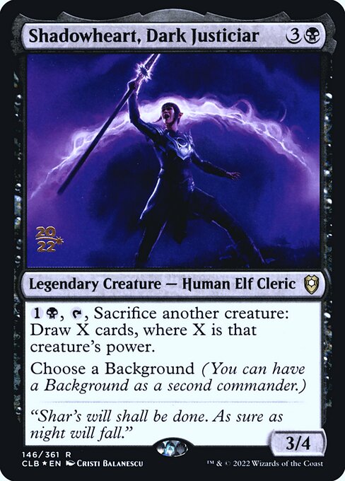 Shadowheart, Dark Justiciar (146s) - Date Promo - Foil